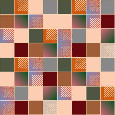 soyut geometrik renkli seamless modeli. vektör çizim