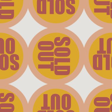 Dikişsiz desen, vektör çizim sattı