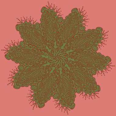 Stil zentangle yeni simetrik mandala doodle ile sanat esin kaynağı oldu. Duvar kağıdı, desen dolgularını, web sayfaları, yüzey dokuları için dekoratif nesne-ebilmek var olmak kullanılmış.