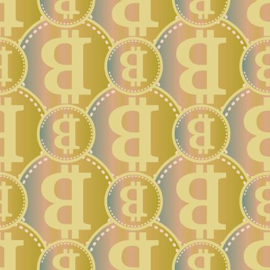 bitcoins parlak parlak pahalı sikkeleri ile Seamless modeli 