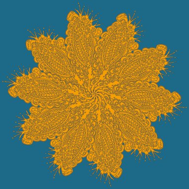 Stil zentangle yeni simetrik mandala doodle ile sanat esin kaynağı oldu. Duvar kağıdı, desen dolgularını, web sayfaları, yüzey dokuları için dekoratif nesne-ebilmek var olmak kullanılmış.