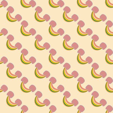 Gökkuşağı seamless modeli. Gökkuşağı Dizayn Tekstil, iç tasarım, keten, vb için. Şirin soyut çocuklar arka plan.