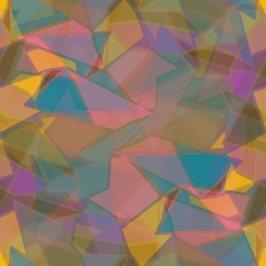 soyut geometrik renkli Dikişsiz desen arka plan için vektör çizim