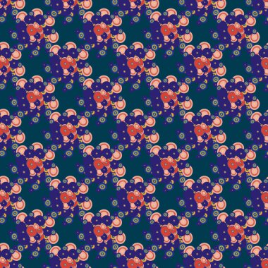 soyut geometrik renkli Dikişsiz desen arka plan için vektör çizim