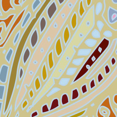 Zentangle arka plan çok renkli kaos seamless modeli örgü