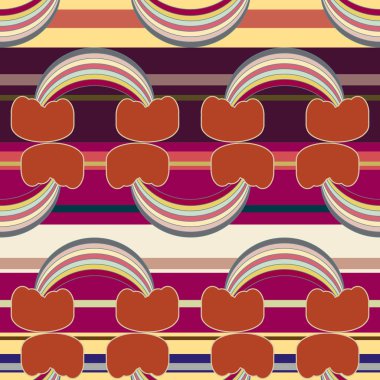 Gökkuşağı seamless modeli. Gökkuşağı Dizayn Tekstil, iç tasarım, keten, vb için. Şirin soyut çocuklar arka plan.