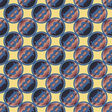 bitcoins parlak parlak pahalı sikkeleri ile Seamless modeli 