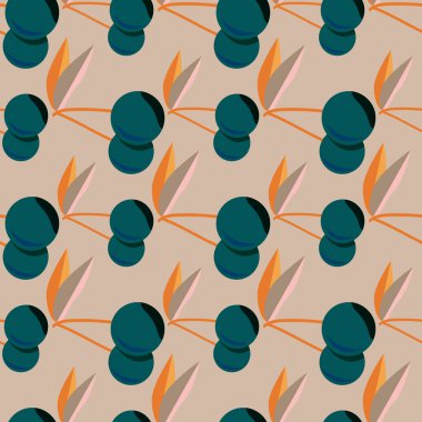 Kiraz için arka plan ile renkli seamless modeli. 