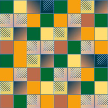 soyut geometrik renkli seamless modeli. vektör çizim