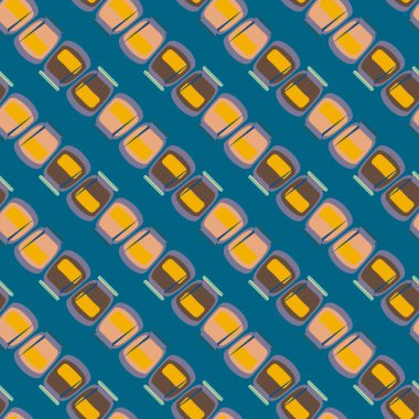 simetrik soyut desen, vektör çizim oluşturma 