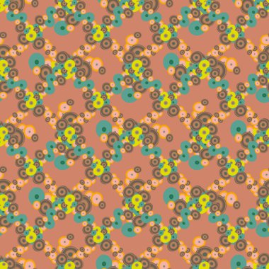 soyut geometrik renkli Dikişsiz desen arka plan için vektör çizim