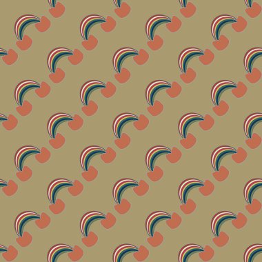 Gökkuşağı seamless modeli. Gökkuşağı Dizayn Tekstil, iç tasarım, keten, vb için. Şirin soyut çocuklar arka plan.