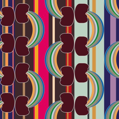 Gökkuşağı seamless modeli. Gökkuşağı Dizayn Tekstil, iç tasarım, keten, vb için. Şirin soyut çocuklar arka plan.