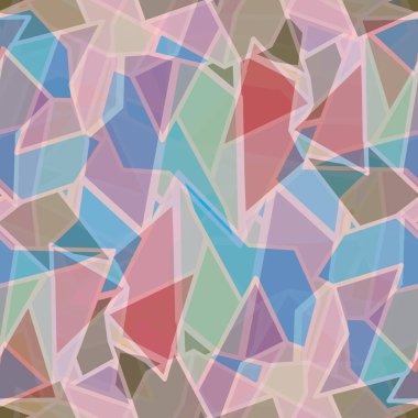 soyut geometrik renkli Dikişsiz desen arka plan için vektör çizim