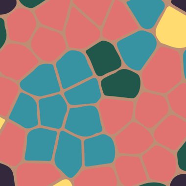 soyut renkli mozaik seamless modeli