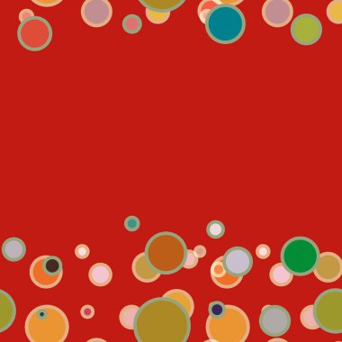 Daireler ile sorunsuz arka plan