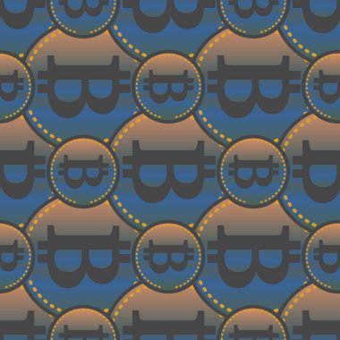 bitcoins parlak parlak pahalı sikkeleri ile Seamless modeli 