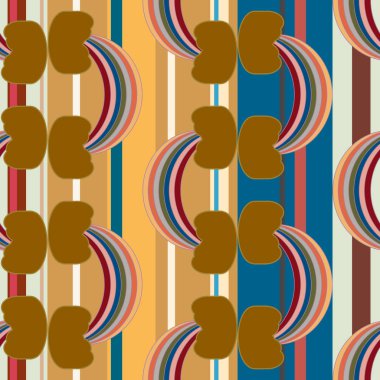 Gökkuşağı seamless modeli. Gökkuşağı Dizayn Tekstil, iç tasarım, keten, vb için. Şirin soyut çocuklar arka plan.