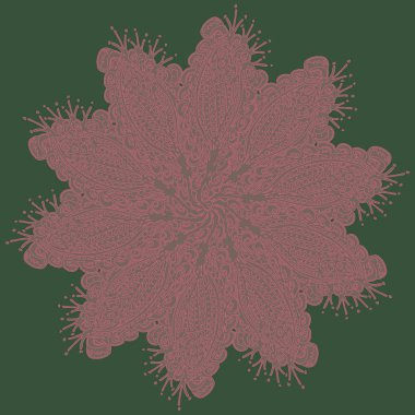 Stil zentangle yeni simetrik mandala doodle ile sanat esin kaynağı oldu. Duvar kağıdı, desen dolgularını, web sayfaları, yüzey dokuları için dekoratif nesne-ebilmek var olmak kullanılmış.