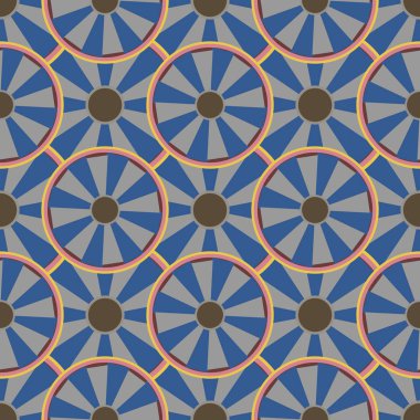 soyut geometrik renk desenli vektör çizimi