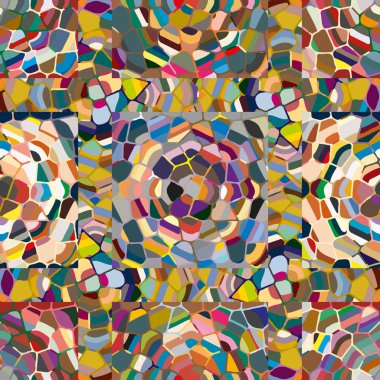 soyut renkli mozaik seamless modeli