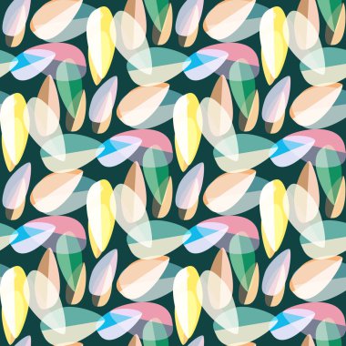 Renkli soyut geometrik Dikişsiz desen arka planı için