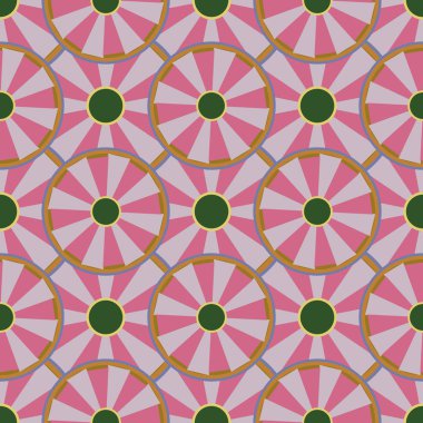 soyut geometrik renk desenli vektör çizimi