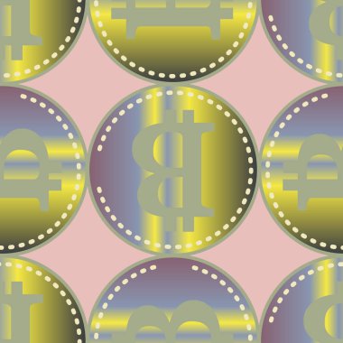 bitcoins parlak parlak pahalı sikkeleri ile Seamless modeli 