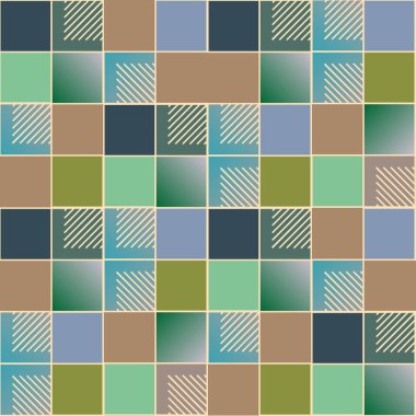 soyut geometrik renkli seamless modeli. vektör çizim