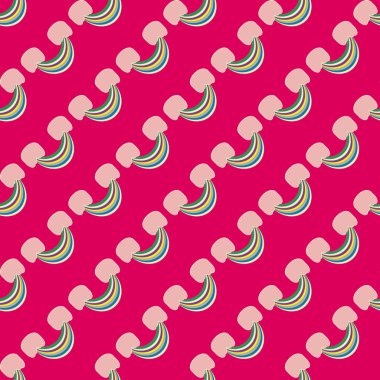 Gökkuşağı seamless modeli. Gökkuşağı Dizayn Tekstil, iç tasarım, keten, vb için. Şirin soyut çocuklar arka plan.