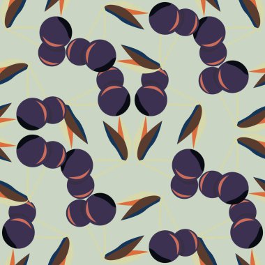 Kiraz için arka plan ile renkli seamless modeli. 