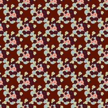 soyut geometrik renkli Dikişsiz desen arka plan için vektör çizim