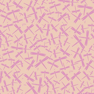 Dekoratif renkli seamless modeli ile şirin yusufçuk