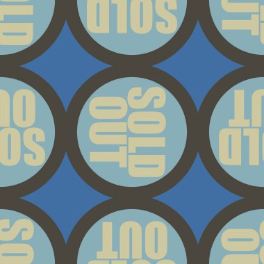 Dikişsiz desen, vektör çizim sattı