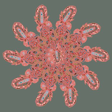 Stil zentangle yeni simetrik mandala doodle ile sanat esin kaynağı oldu. Duvar kağıdı, desen dolgularını, web sayfaları, yüzey dokuları için dekoratif nesne-ebilmek var olmak kullanılmış.