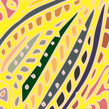 Zentangle arka plan çok renkli kaos seamless modeli örgü