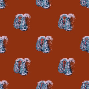 Suluboya soyut lekesi seamless modeli