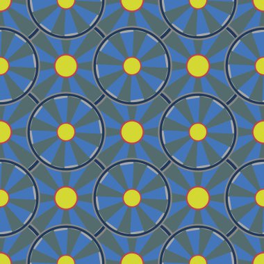 soyut geometrik renk desenli vektör çizimi