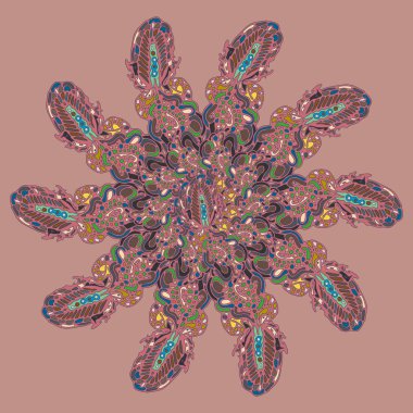 Stil zentangle yeni simetrik mandala doodle ile sanat esin kaynağı oldu. Duvar kağıdı, desen dolgularını, web sayfaları, yüzey dokuları için dekoratif nesne-ebilmek var olmak kullanılmış.