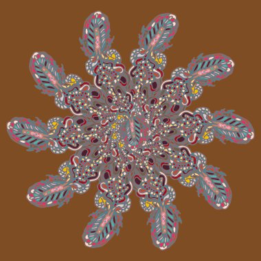 Stil zentangle yeni simetrik mandala doodle ile sanat esin kaynağı oldu. Duvar kağıdı, desen dolgularını, web sayfaları, yüzey dokuları için dekoratif nesne-ebilmek var olmak kullanılmış.