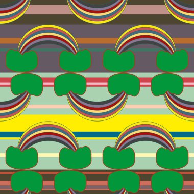Gökkuşağı seamless modeli. Gökkuşağı Dizayn Tekstil, iç tasarım, keten, vb için. Şirin soyut çocuklar arka plan.