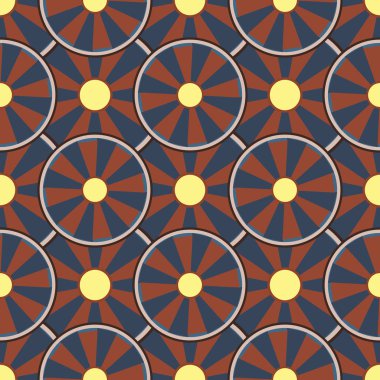 soyut geometrik renk desenli vektör çizimi