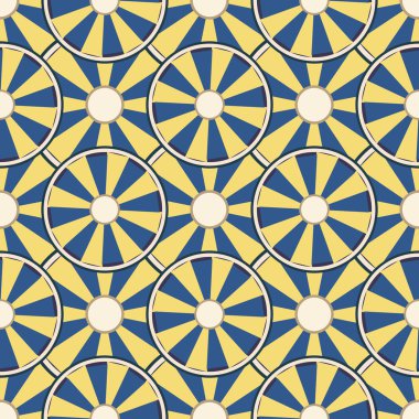 soyut geometrik renk desenli vektör çizimi