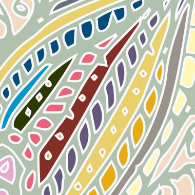 Zentangle arka plan çok renkli kaos seamless modeli örgü