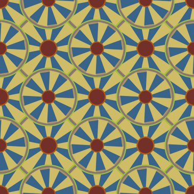 soyut geometrik renk desenli vektör çizimi