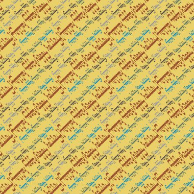 Arapça mutlu tatil çok renkli seamless modeli