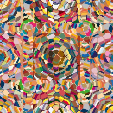 soyut renkli mozaik seamless modeli