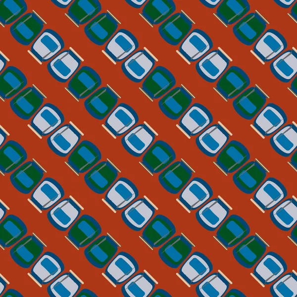 simetrik soyut desen, vektör çizim oluşturma 