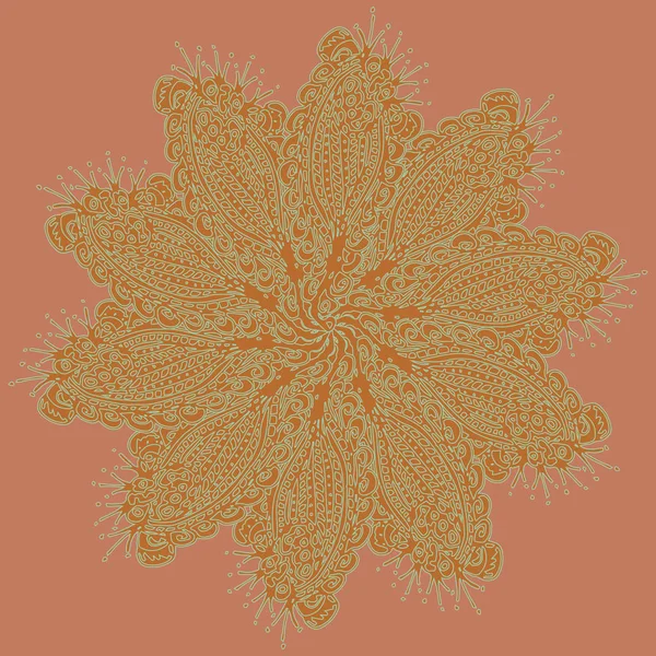 Stil zentangle yeni simetrik mandala doodle ile sanat esin kaynağı oldu. Duvar kağıdı, desen dolgularını, web sayfaları, yüzey dokuları için dekoratif nesne-ebilmek var olmak kullanılmış.