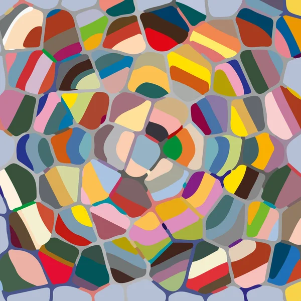 Abstrato Padrão Sem Costura Mosaico Colorido —  Vetores de Stock